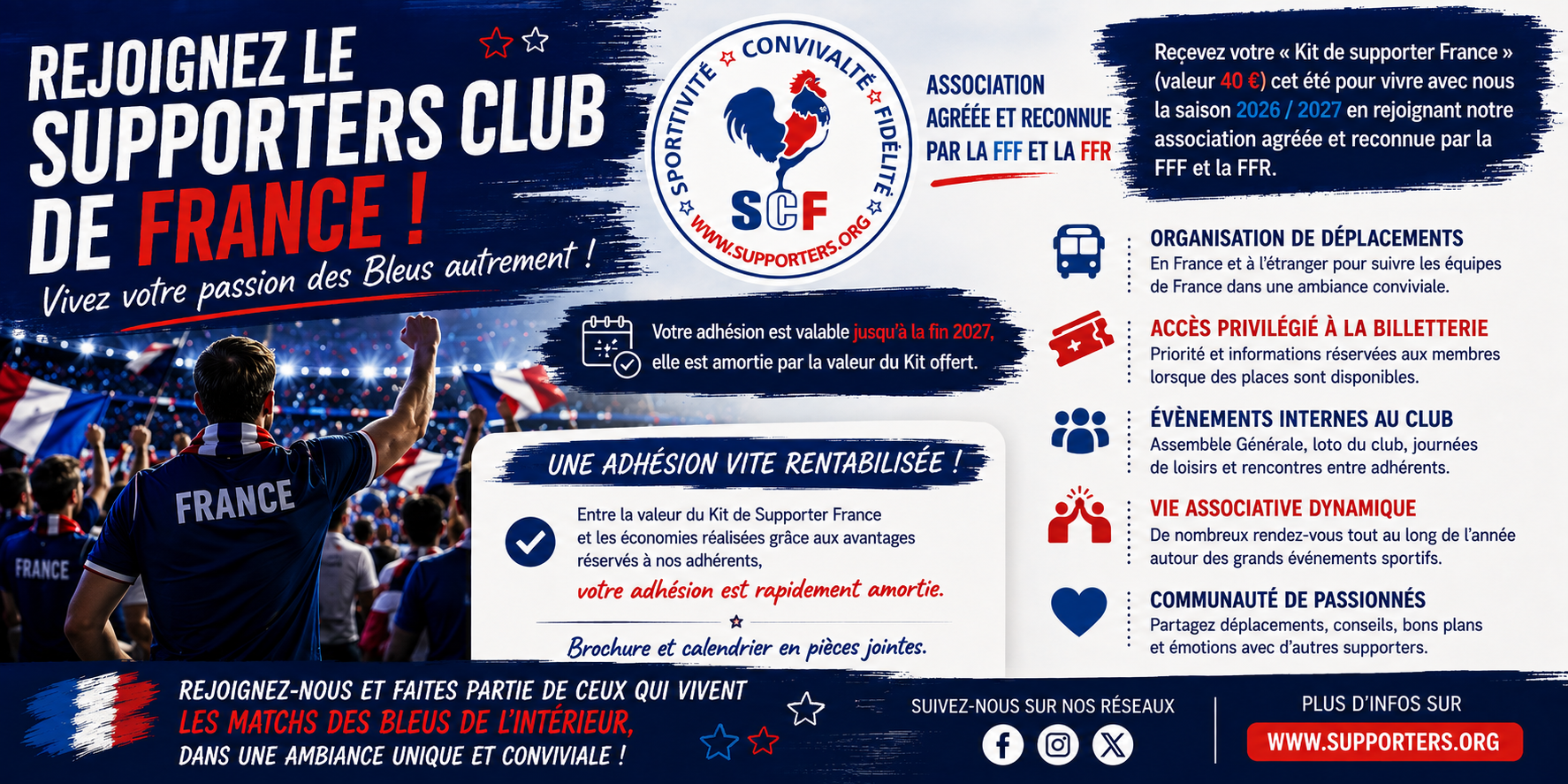 Adhérez au SCF pour 2026-2027 Adhérez au SCF pour 2026-2027