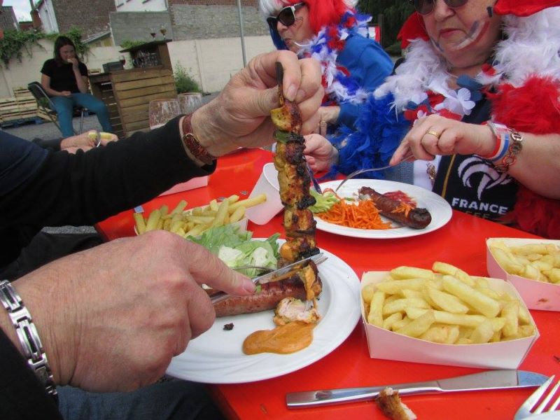 Un des barbecues du SCF