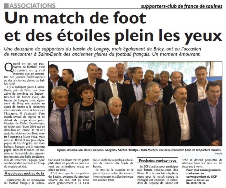 Casa Bleue SCF Les anciens Bleus FFF 2014