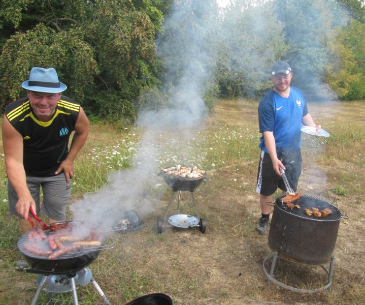 Un des barbecues du SCF