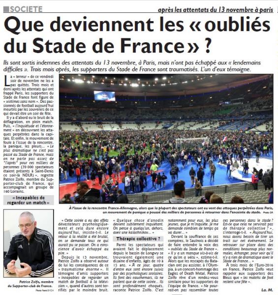 Les Oubliés Attentats Stade de France 2015 SCF RL 29 02 16