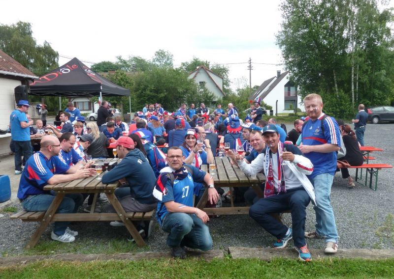 Un des barbecues du SCF en Belgique en 2016