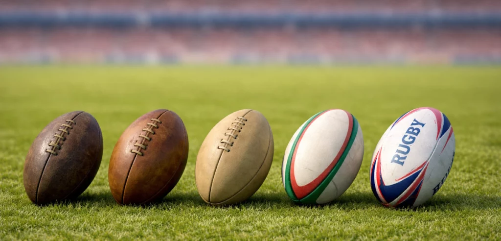 Evolution ballon de rugby