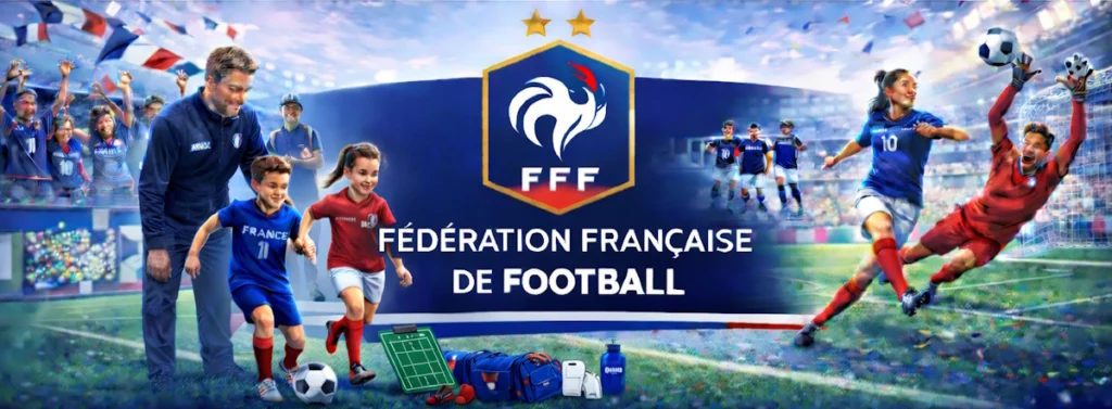 FFF bannière foot et supporters
