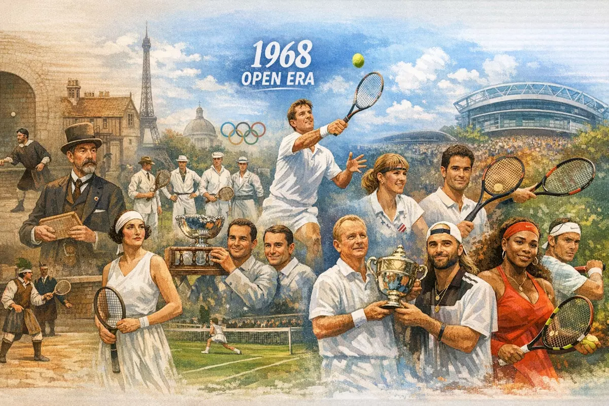 le tennis à travers le temps