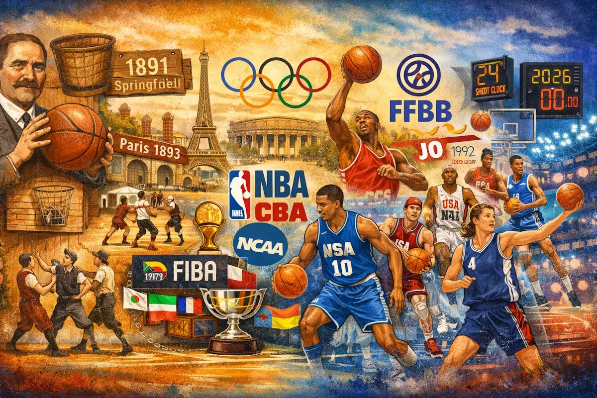 Naissance et histoire du basket