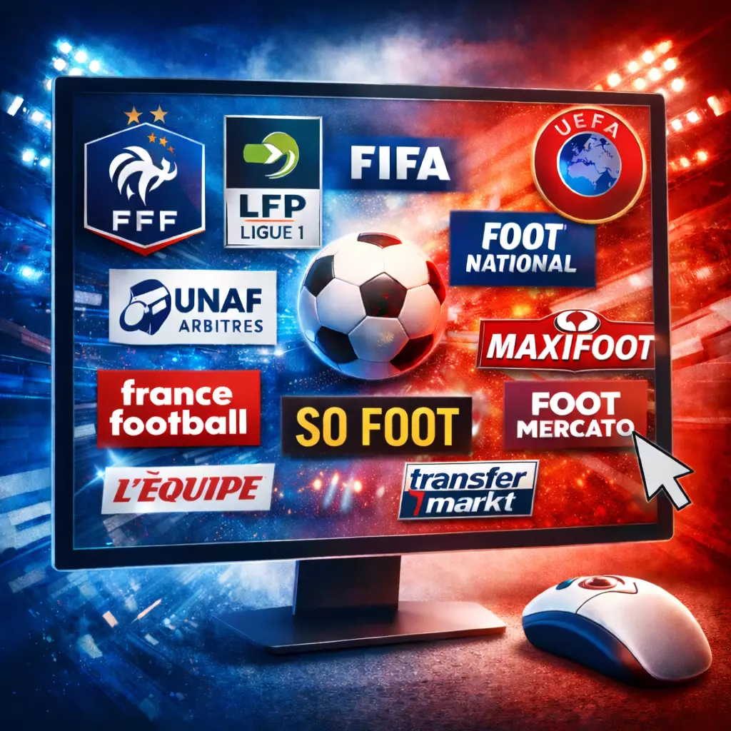 Liens de sites web sur le football