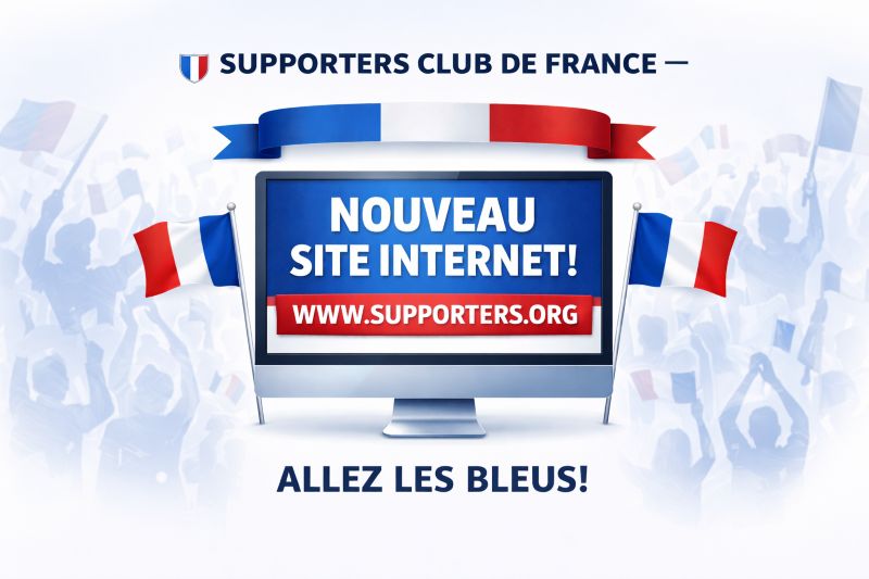 Nouveau site web du Supporters Club de France
