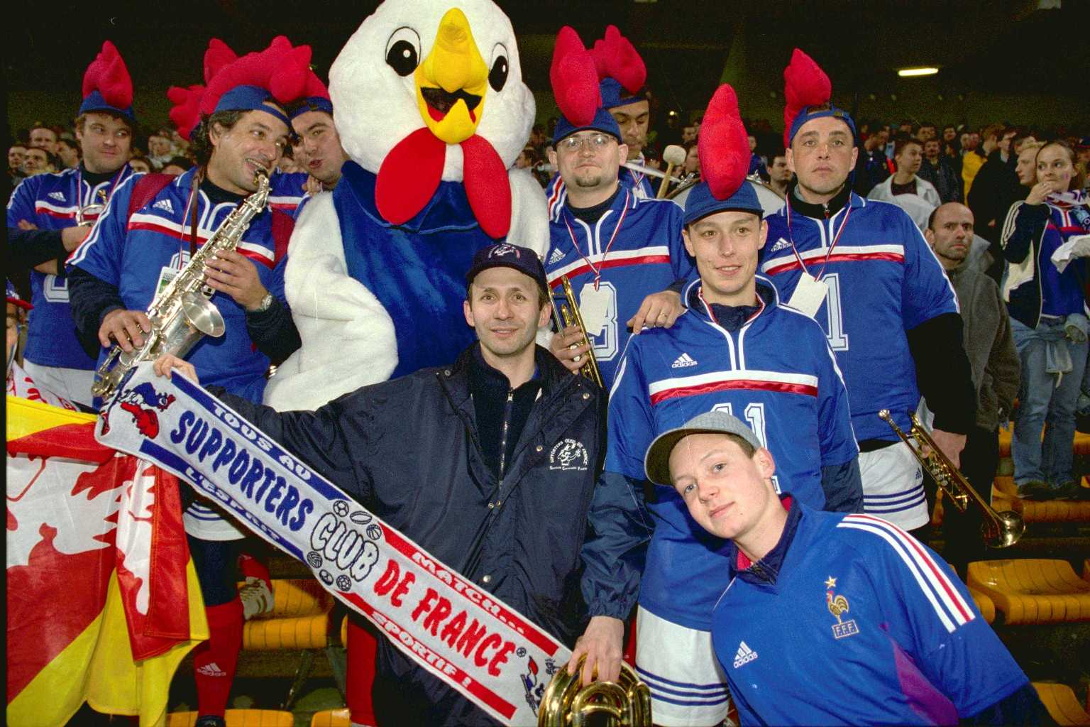 1ère apparition de Sportix c'était à Lens face à Malte