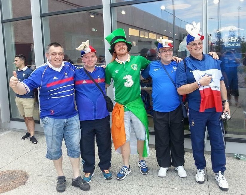 A lyon face à l'Eire Euro 2016 avec la main de Dieu