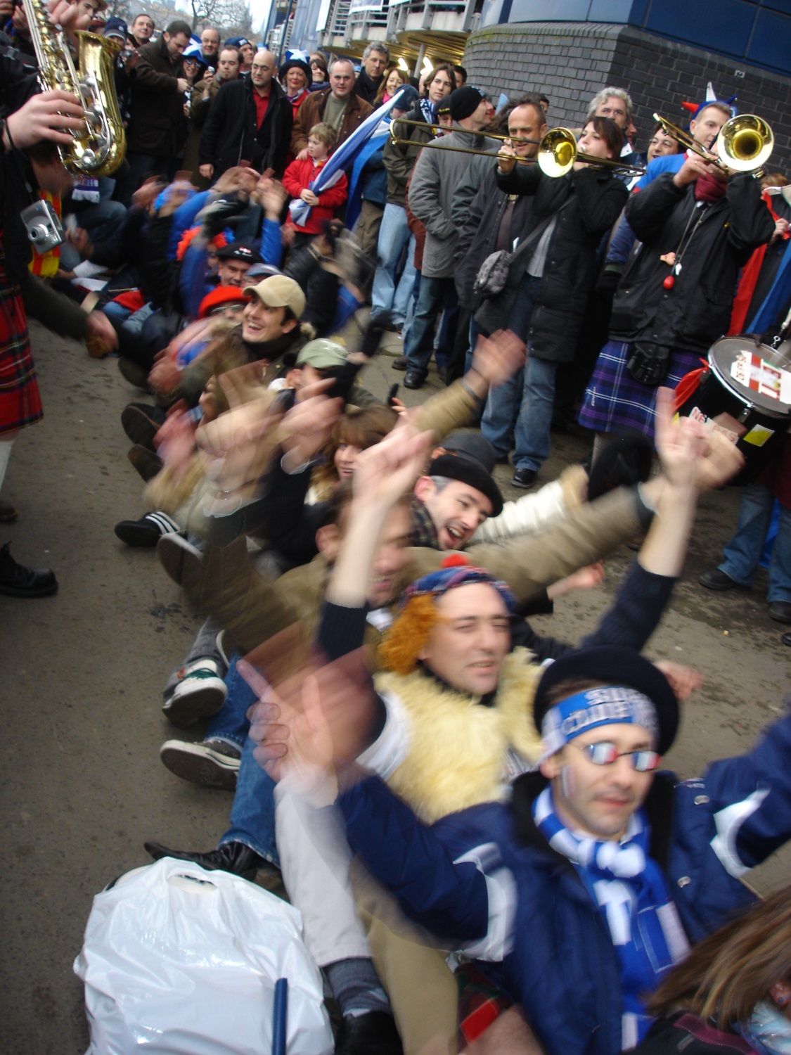 Animation Rugby Ecosse Février 2006