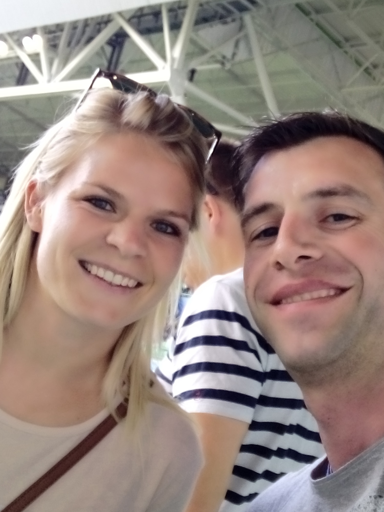 Anthony avec Eugenie le Sommer