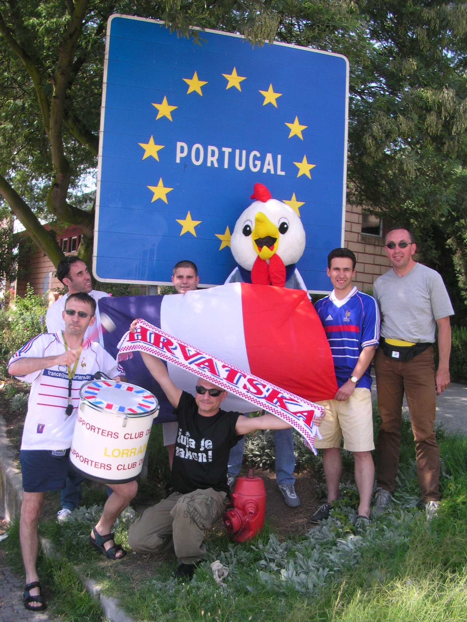 Arrivée Frontière Portugal 2004