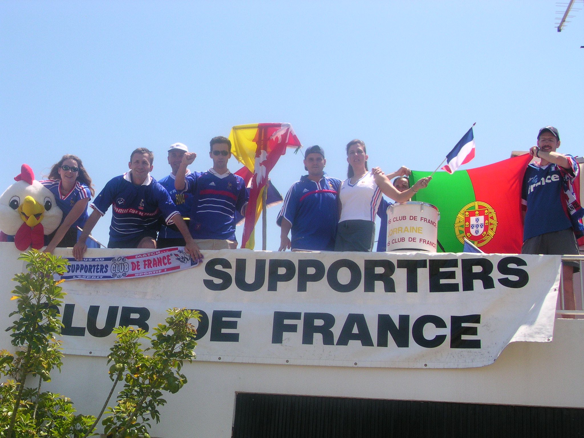 Au Portugal, avant de partir au match !