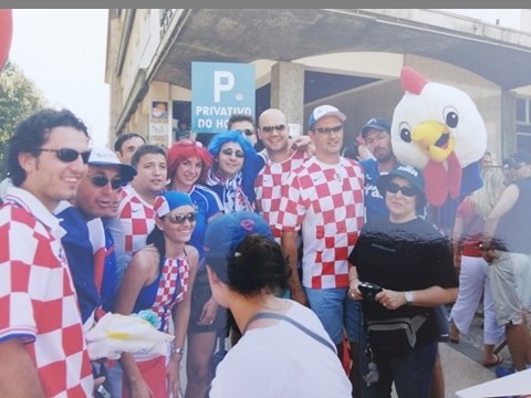 Avec les Supporters Croates
