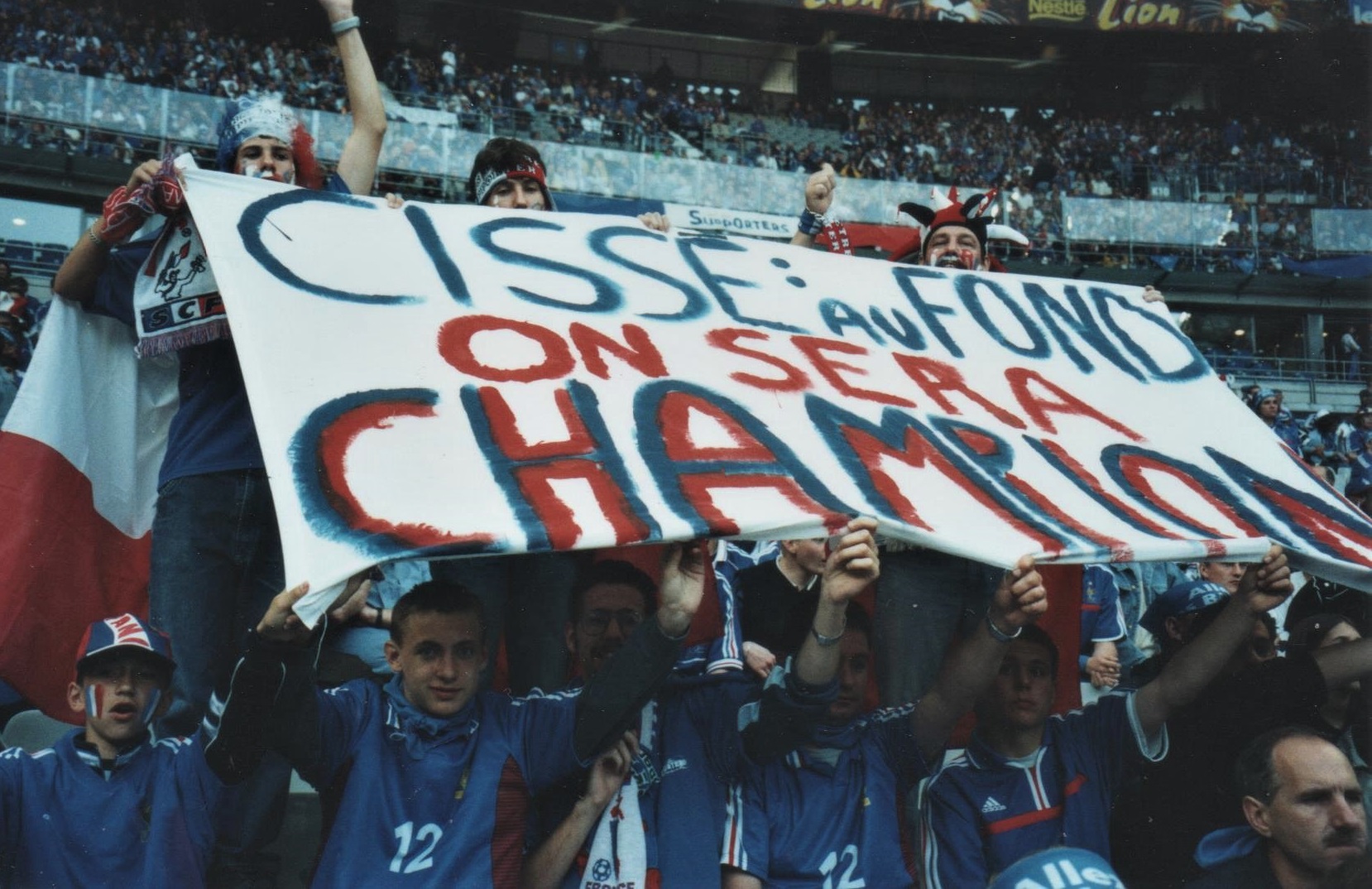 Banderole Cissé Belgique 2002