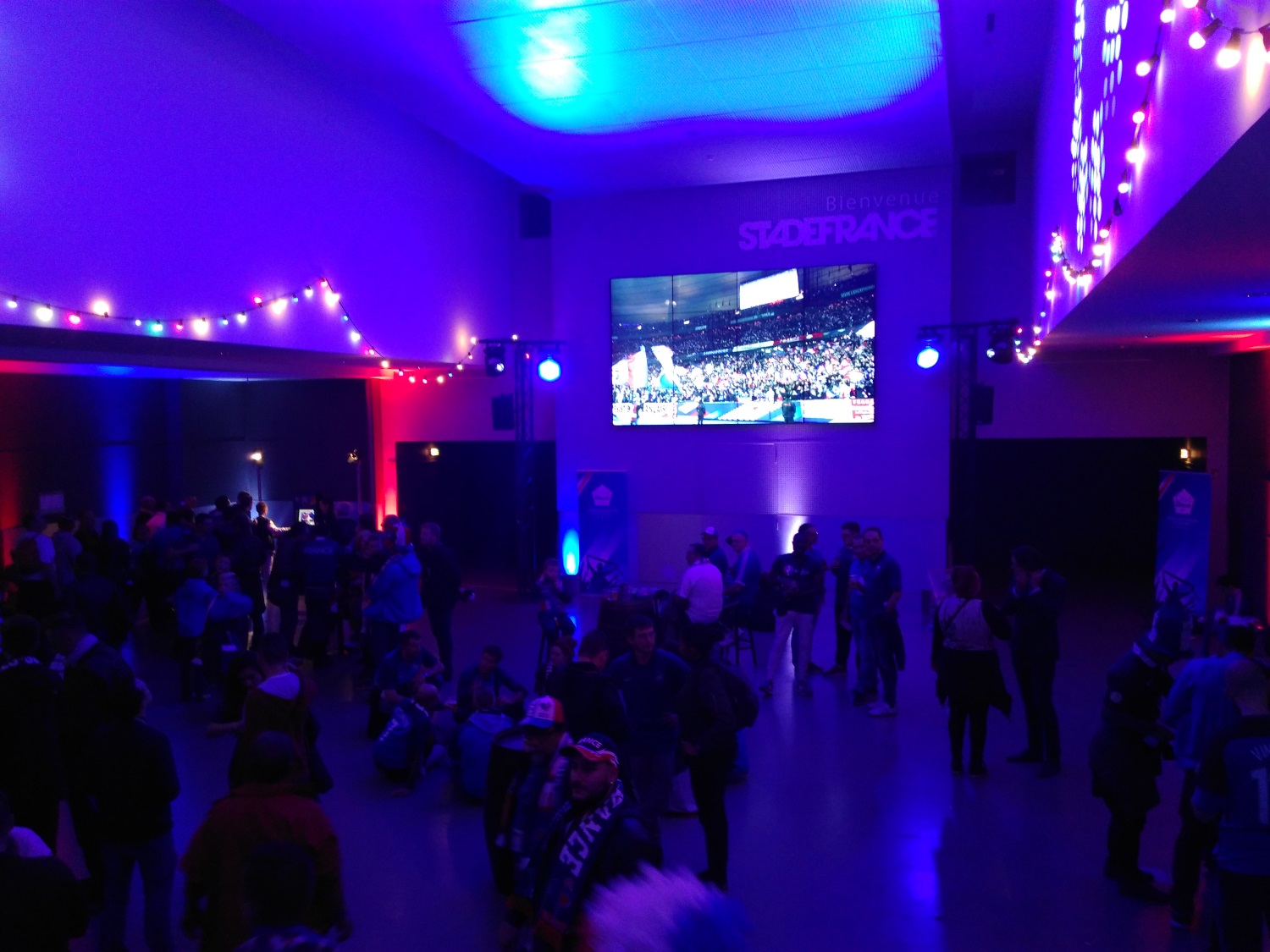 Banderole sur écran Casa Bleue