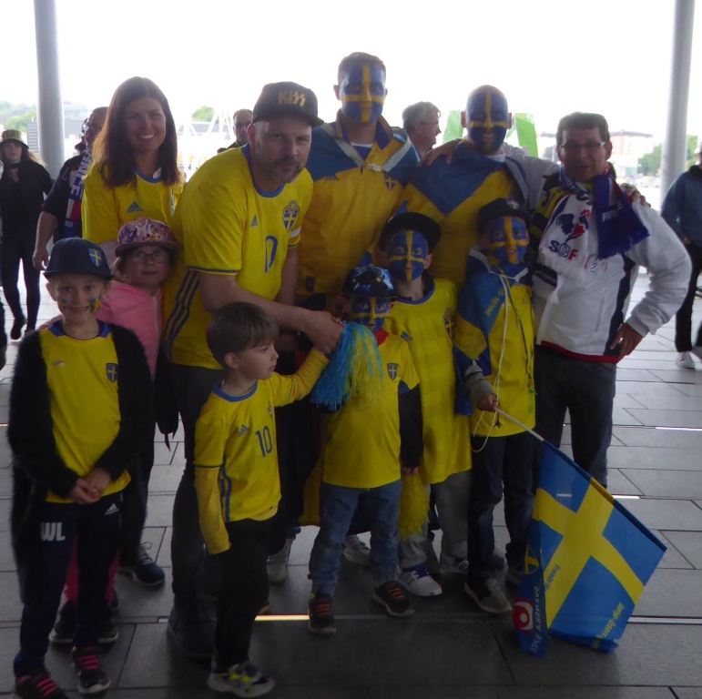 Bruno avec Famille Suédoise 2017