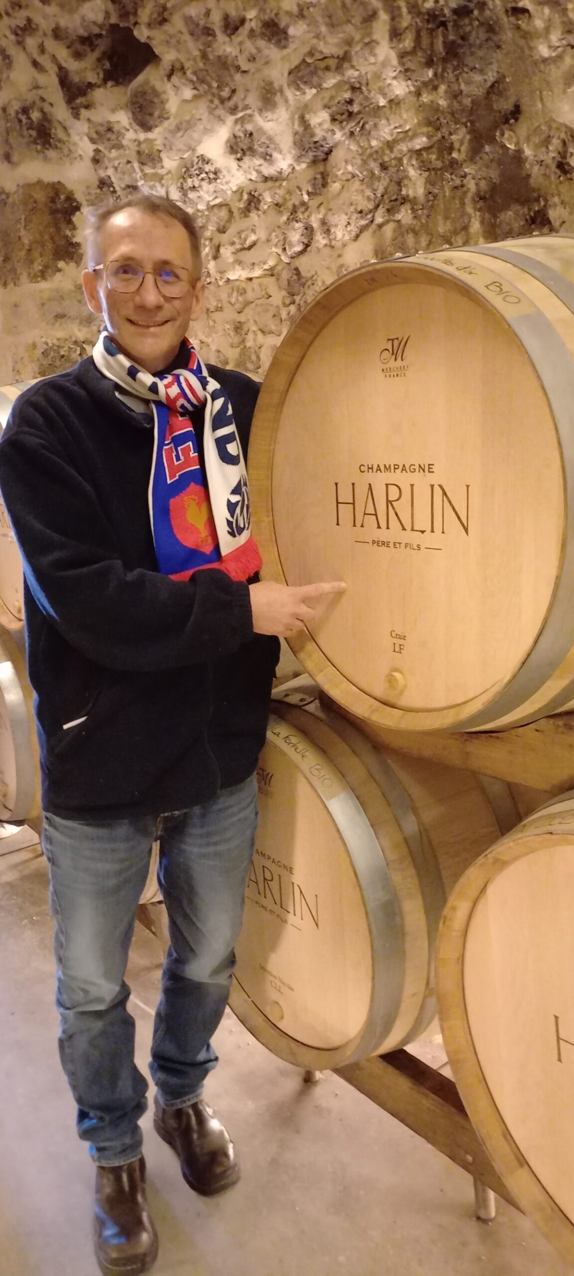 Cuvée Harlin avec Sylvain