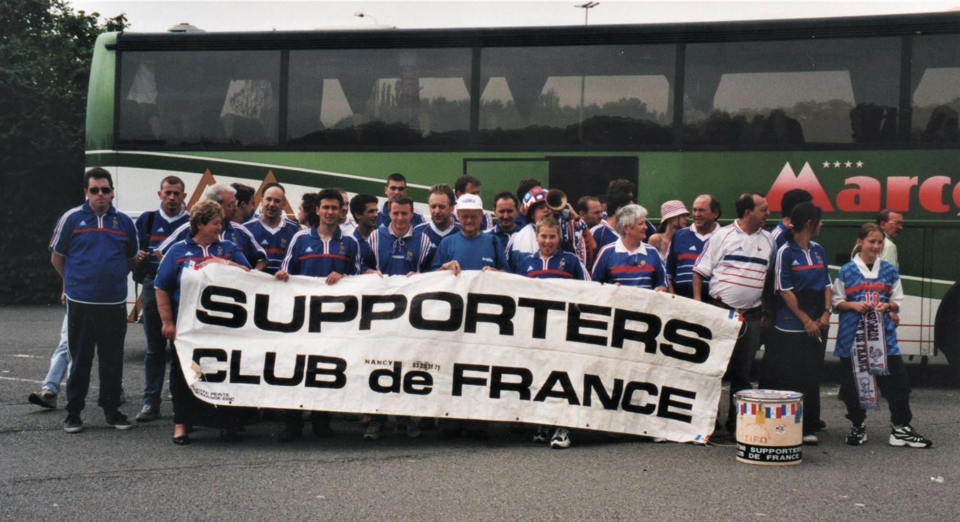 EURO 2000 Banderole SCF sortie Bus Marcot