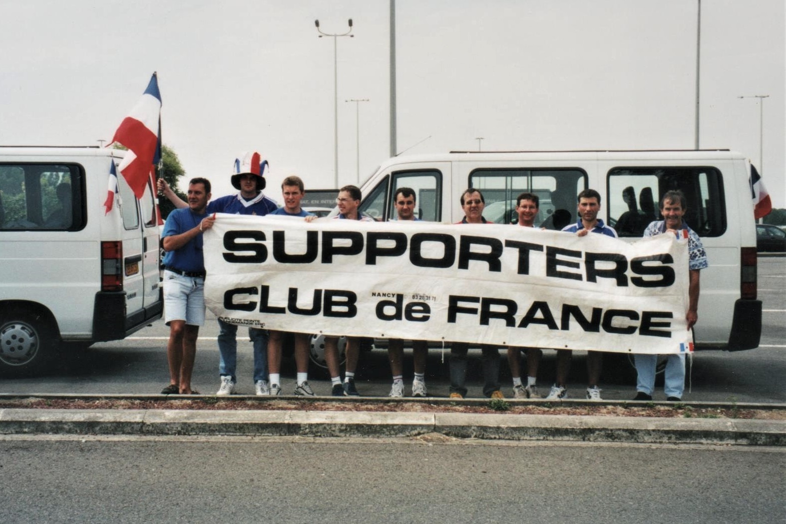 EURO 2000 départ en mini bus