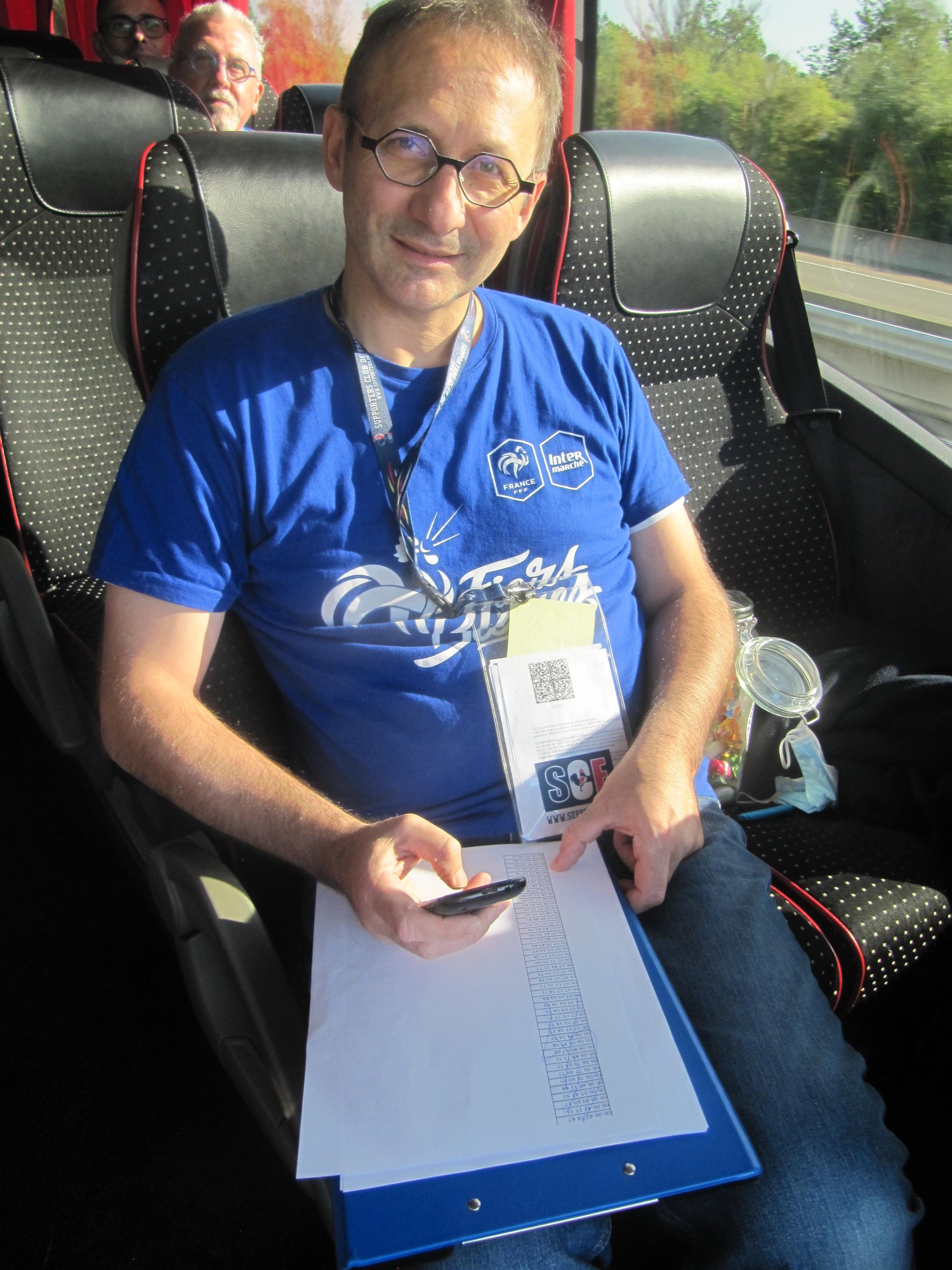 Envoi sms prochaine sortie durant voyage