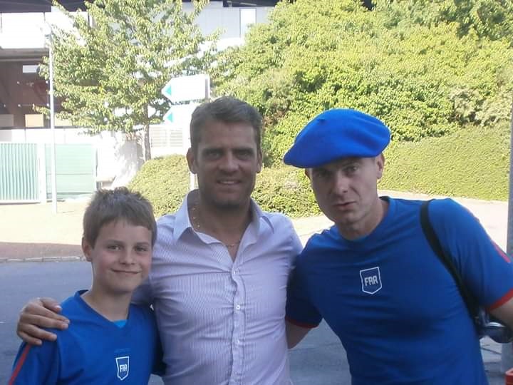 Fabien avec Jérome Rothen
