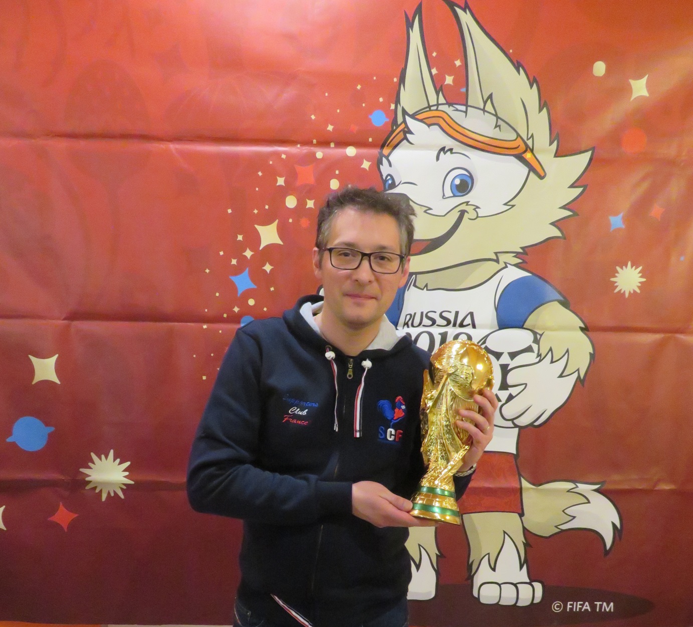 Fabrice avec la World Cup