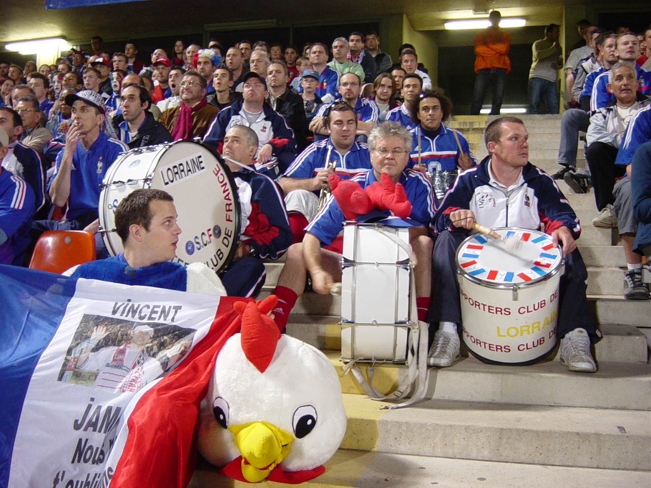 Fanfare SCF à Metz pour France Hongrie