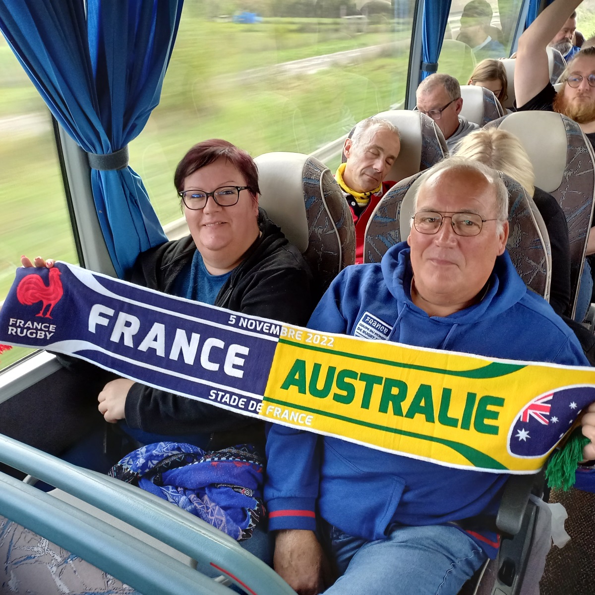 Florence et Christian fin prets pour le match