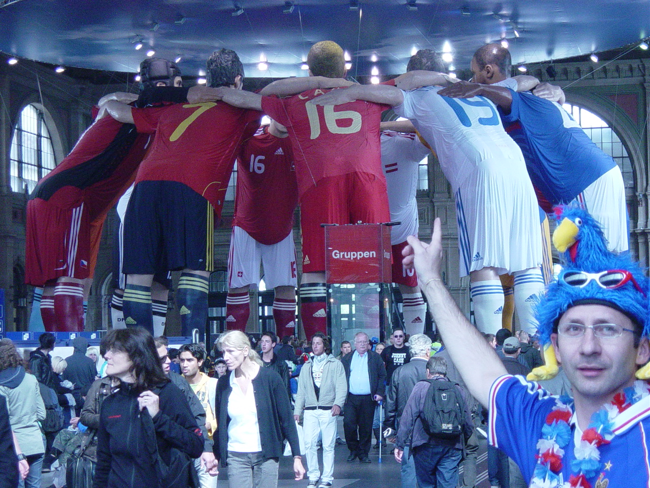 Footballeurs geants Euro 2008