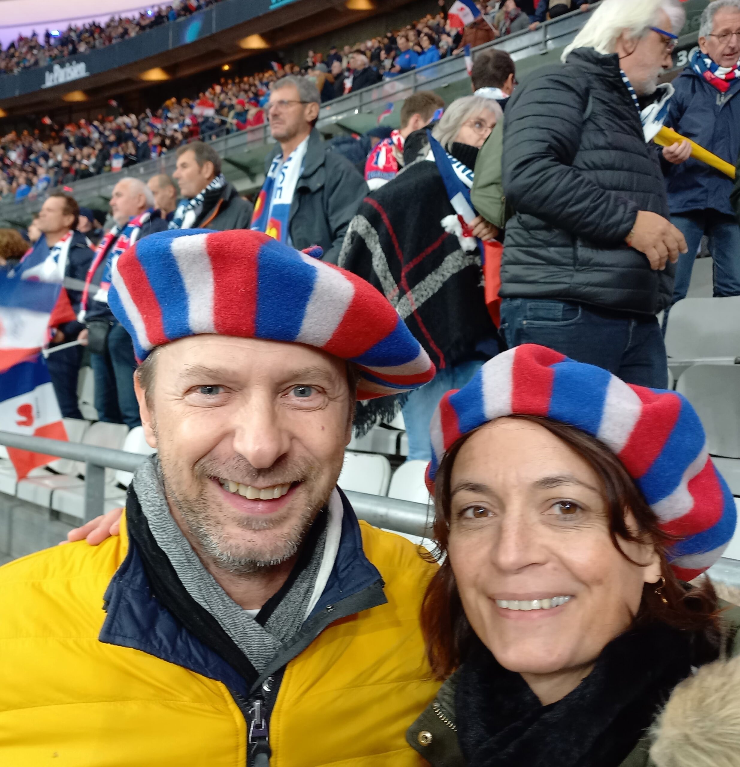 Fréd et Sonia ravis du match et du score final