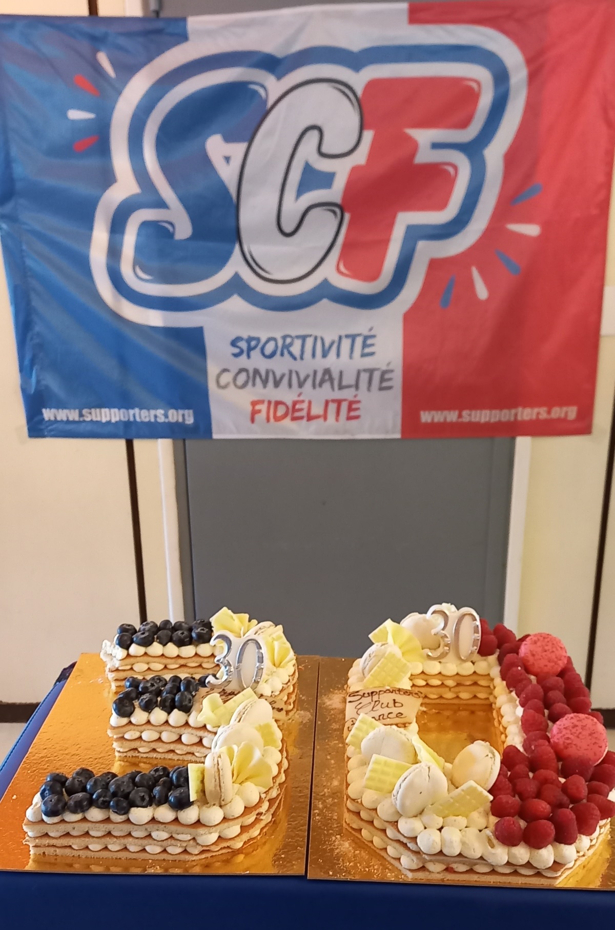 Gateau AG SCF 30 ans