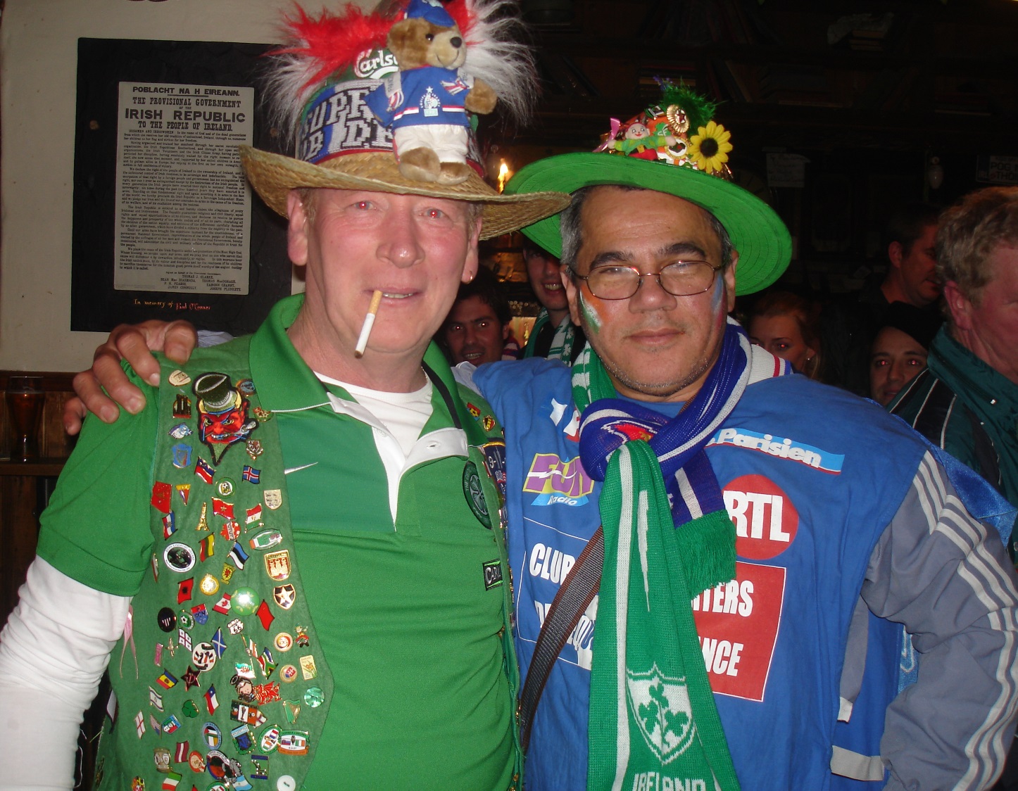 Hubert et un Irlandais