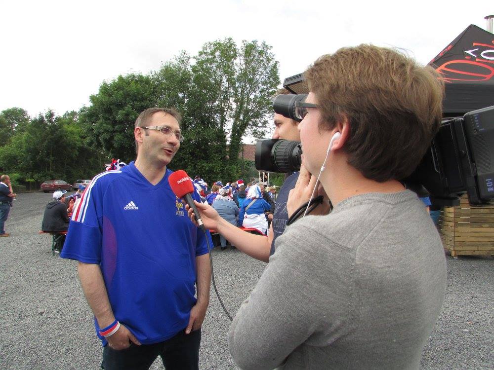 Interview TV Belge Brasserie Euro 2016 à Lille