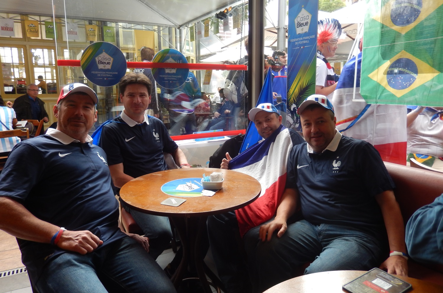 Les Lyonnais Casa Bleue au Brésil