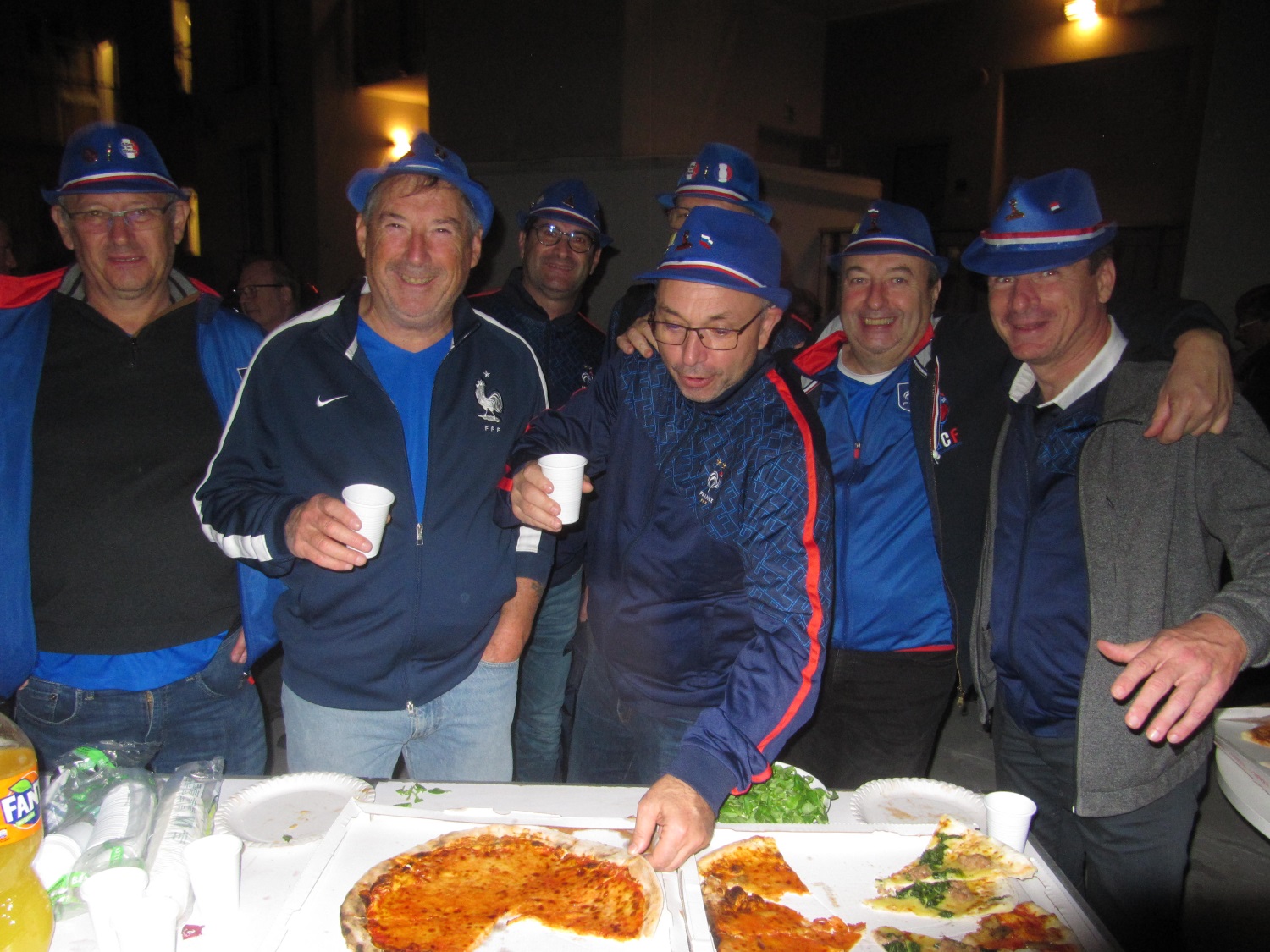 Les Lyonnais à la Soirée Italienne SCF