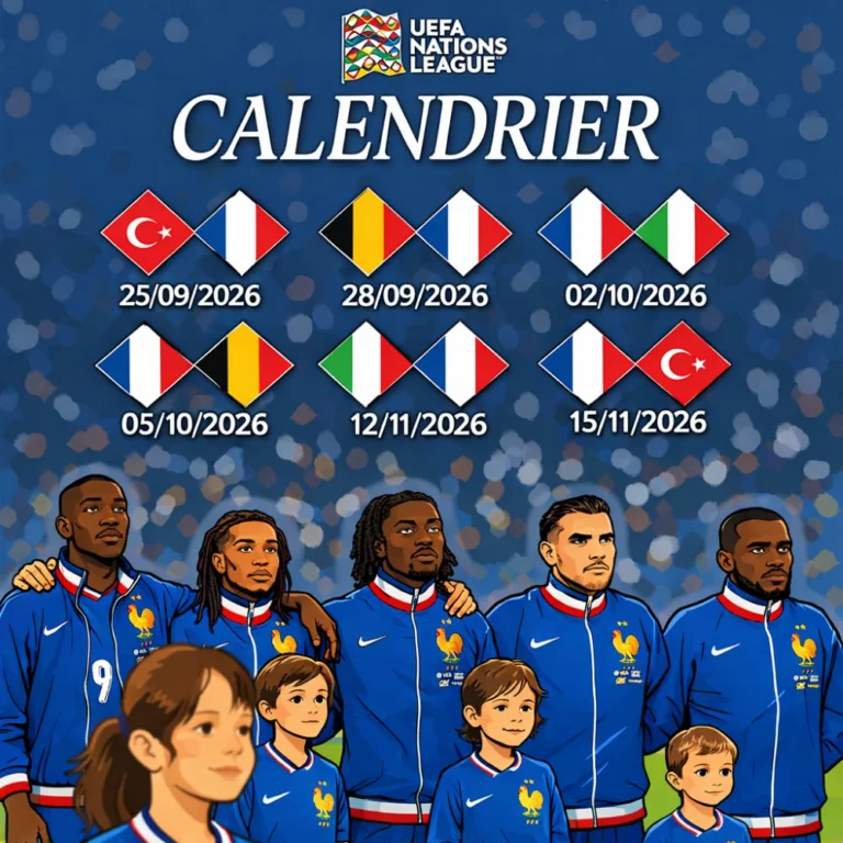 Ligue des Nations 2026 : tirage au sort et calendrier