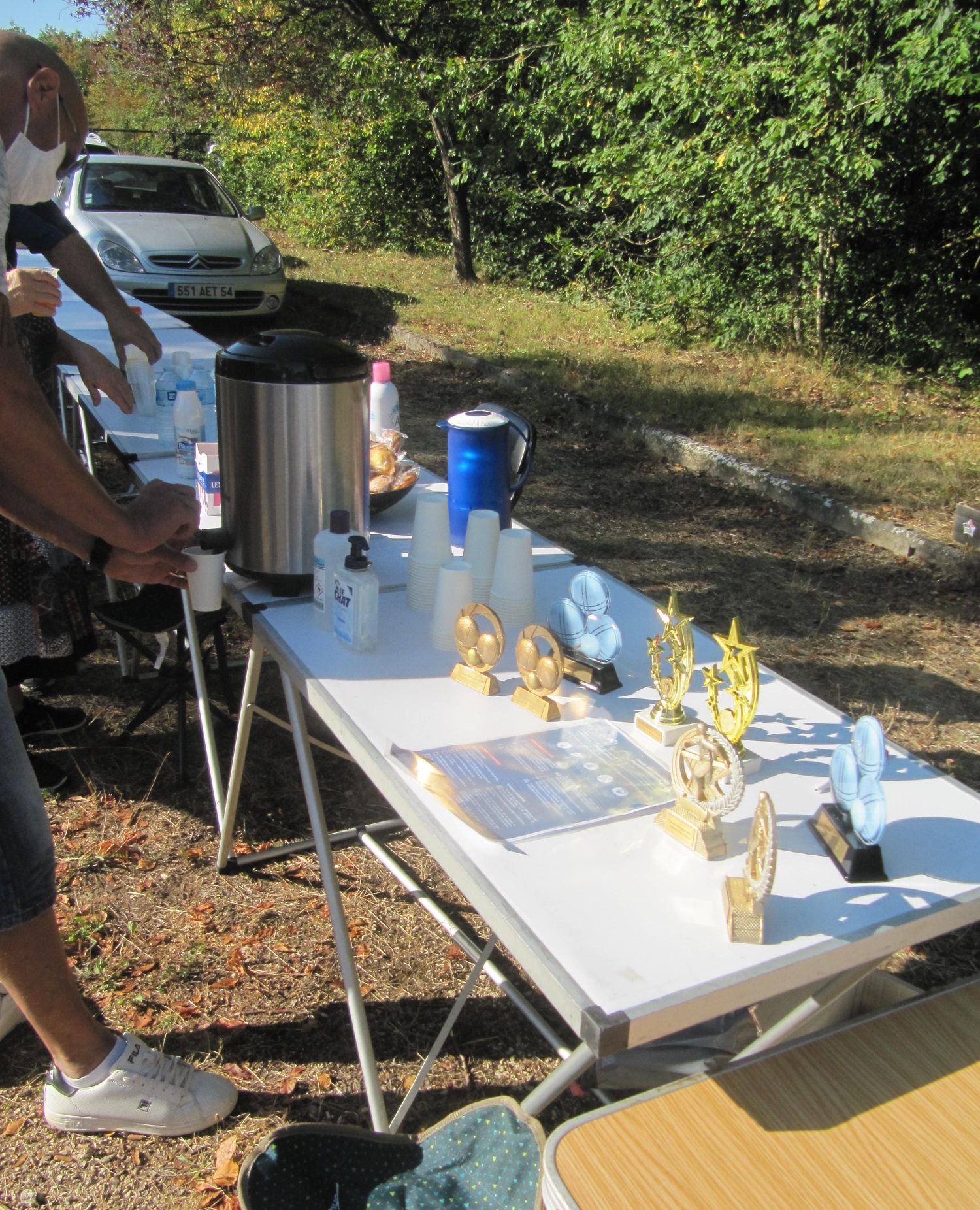 Petit déj et Coupes pétanque