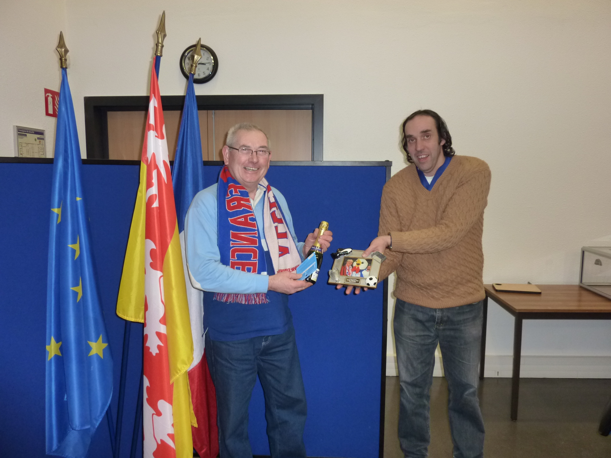 René Claus récompensé par Pascal