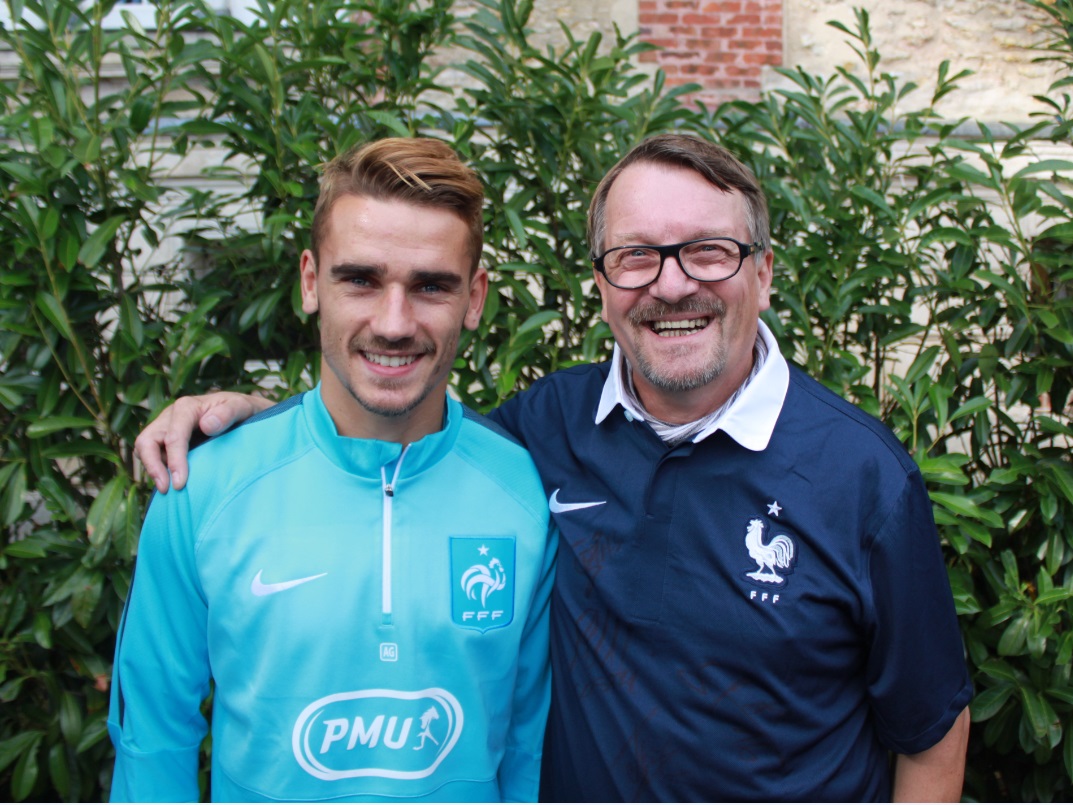 Rudy avec Griezman à Clairefontaine