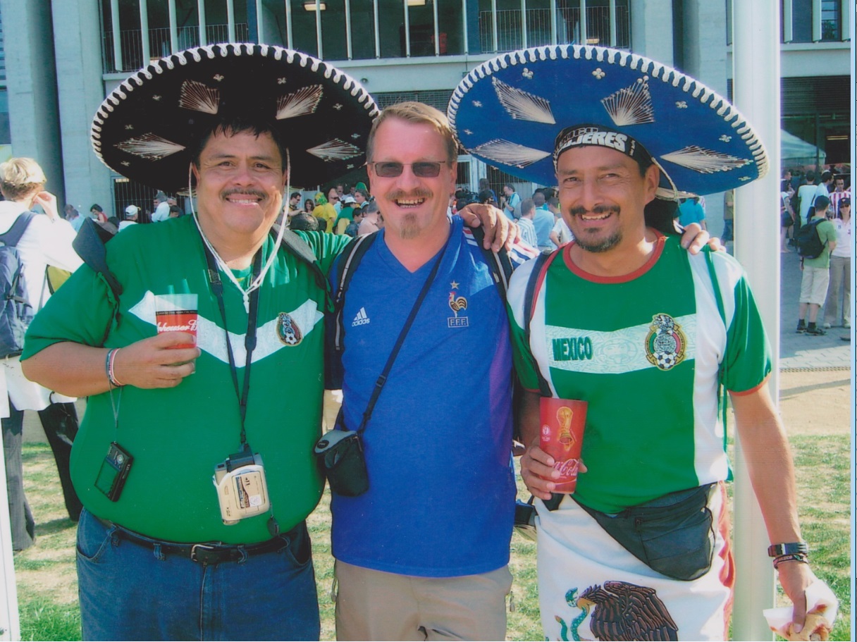 Rudy et supporters mexicains