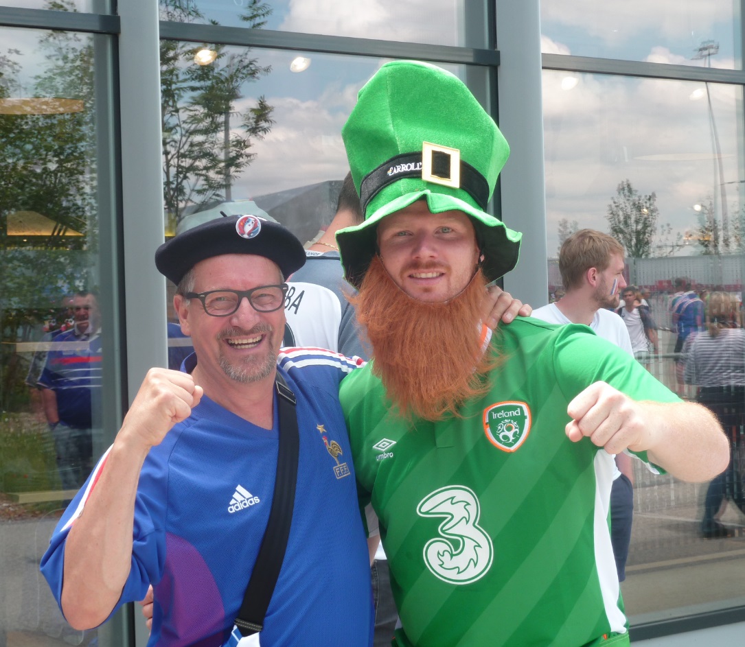 Rudy et un Irlandais Euro 2016