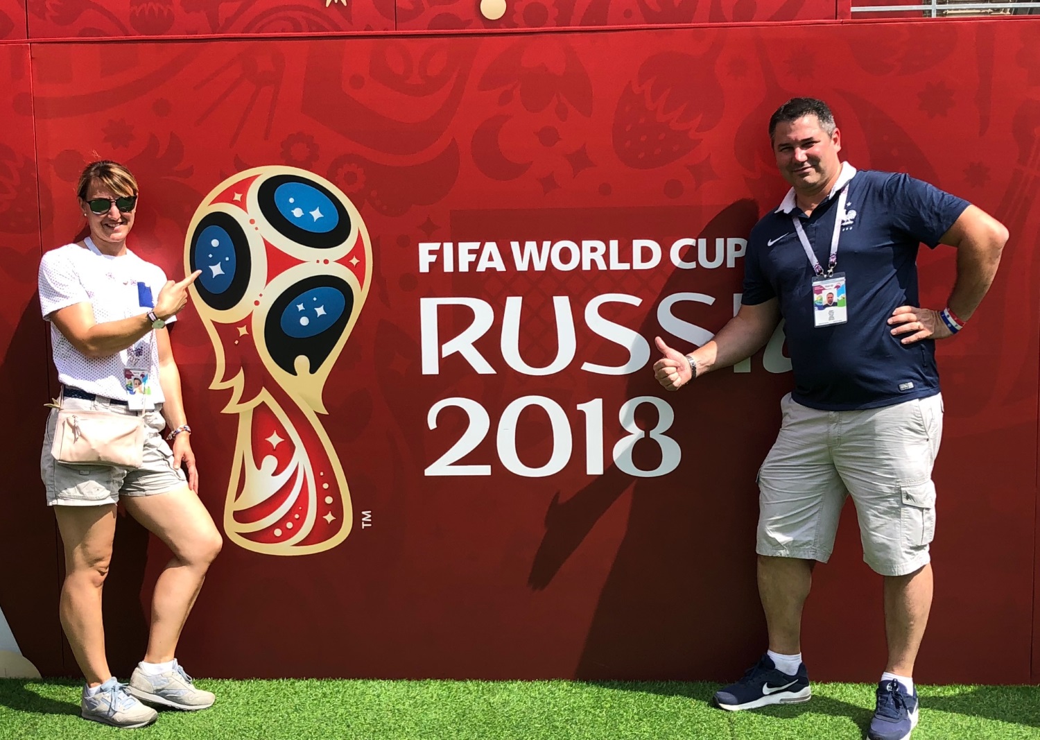 Seb et son épouse Russie 2018