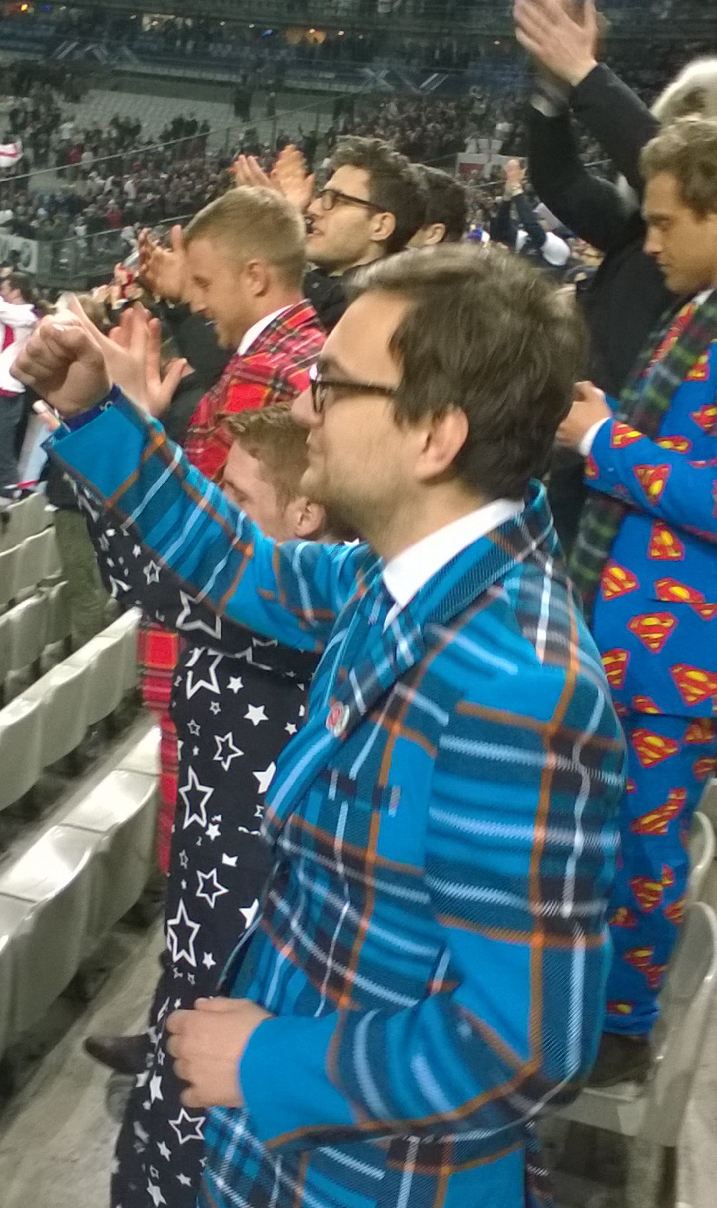 Supporters Anglais Rugby