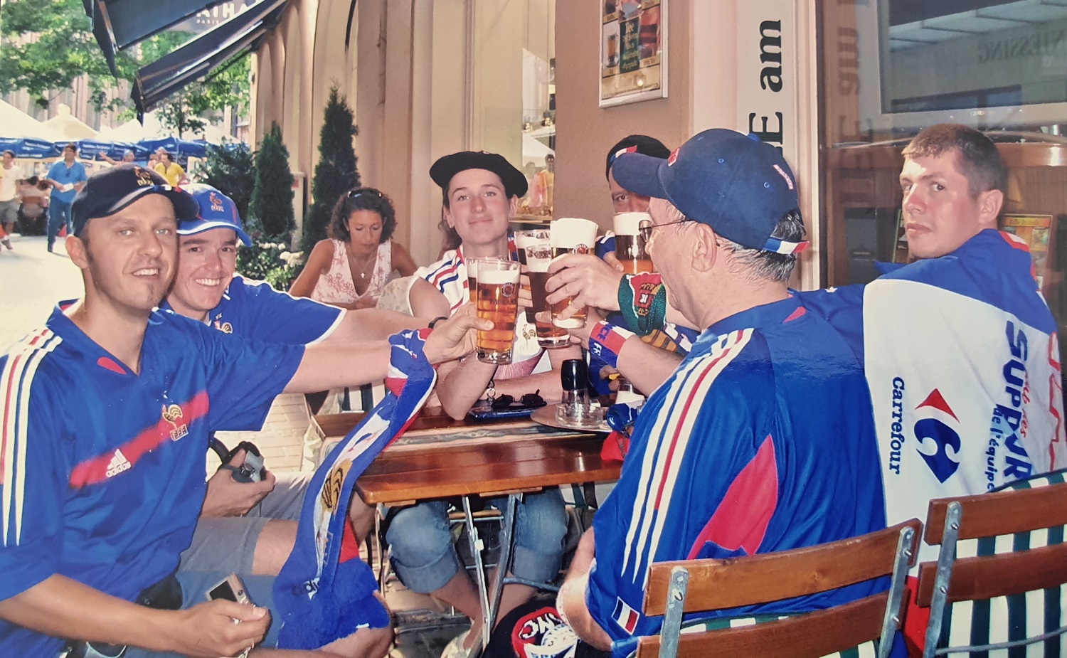 Une bonne biere en Allemagne avant le match