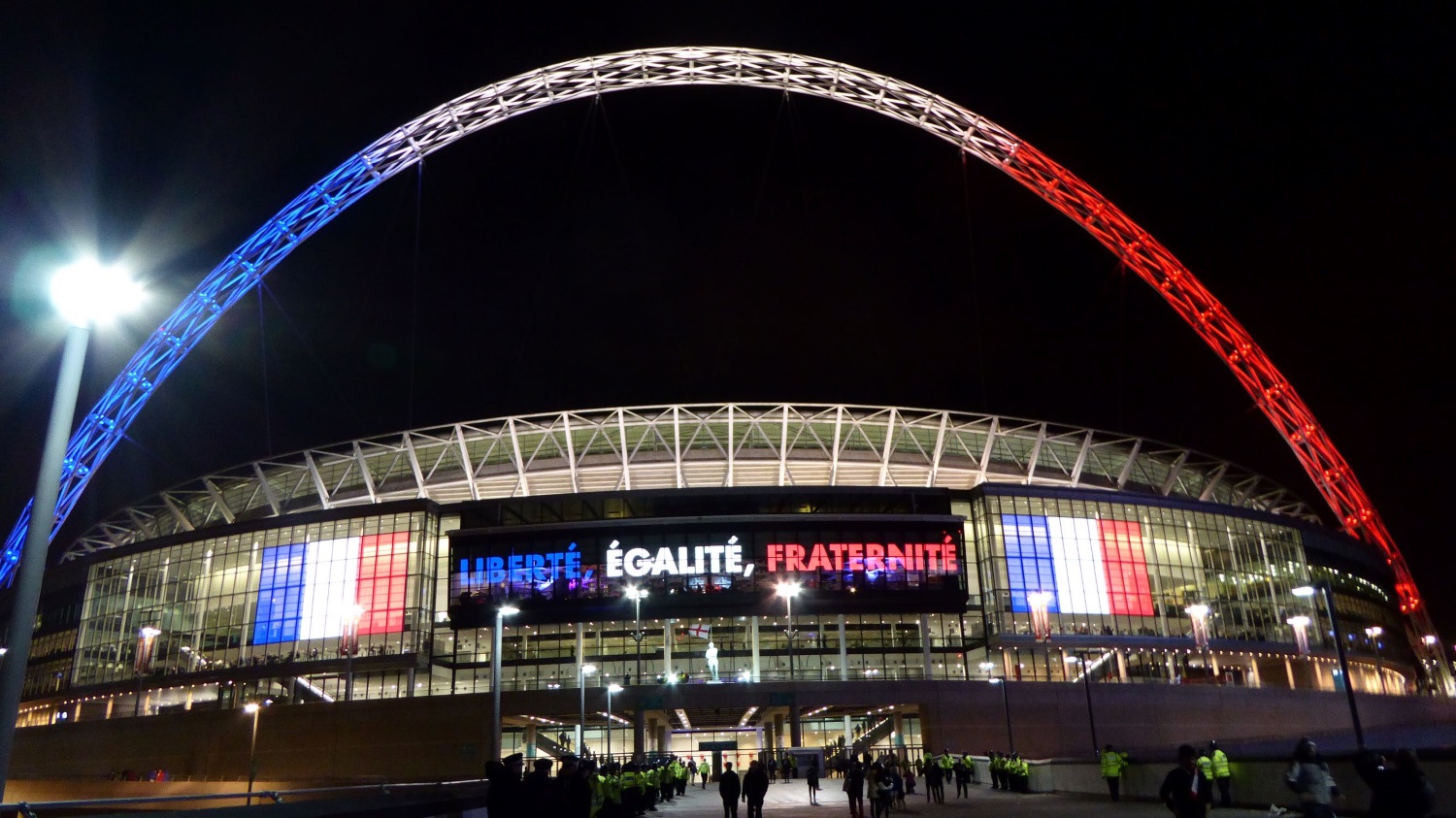 Wembley 2015 Liberté Egalité Fraternité