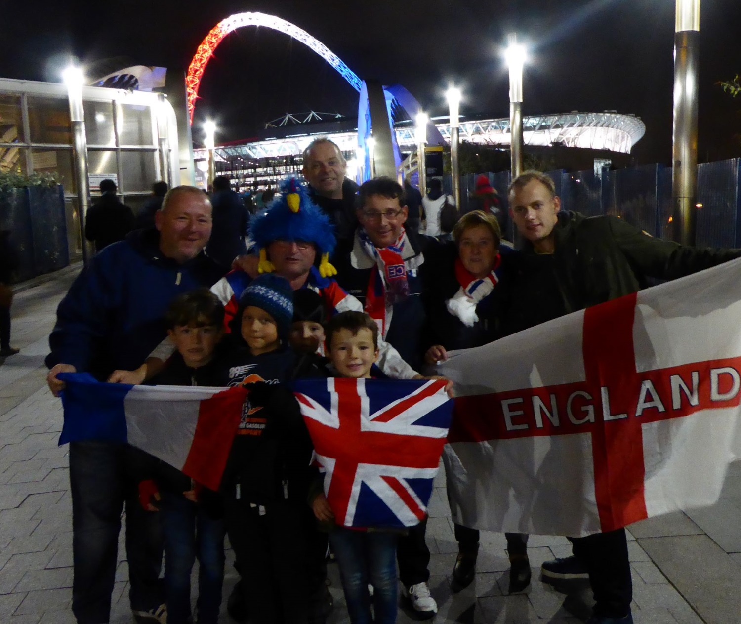 Zaza Bruno avec Anglais Wembley 2015