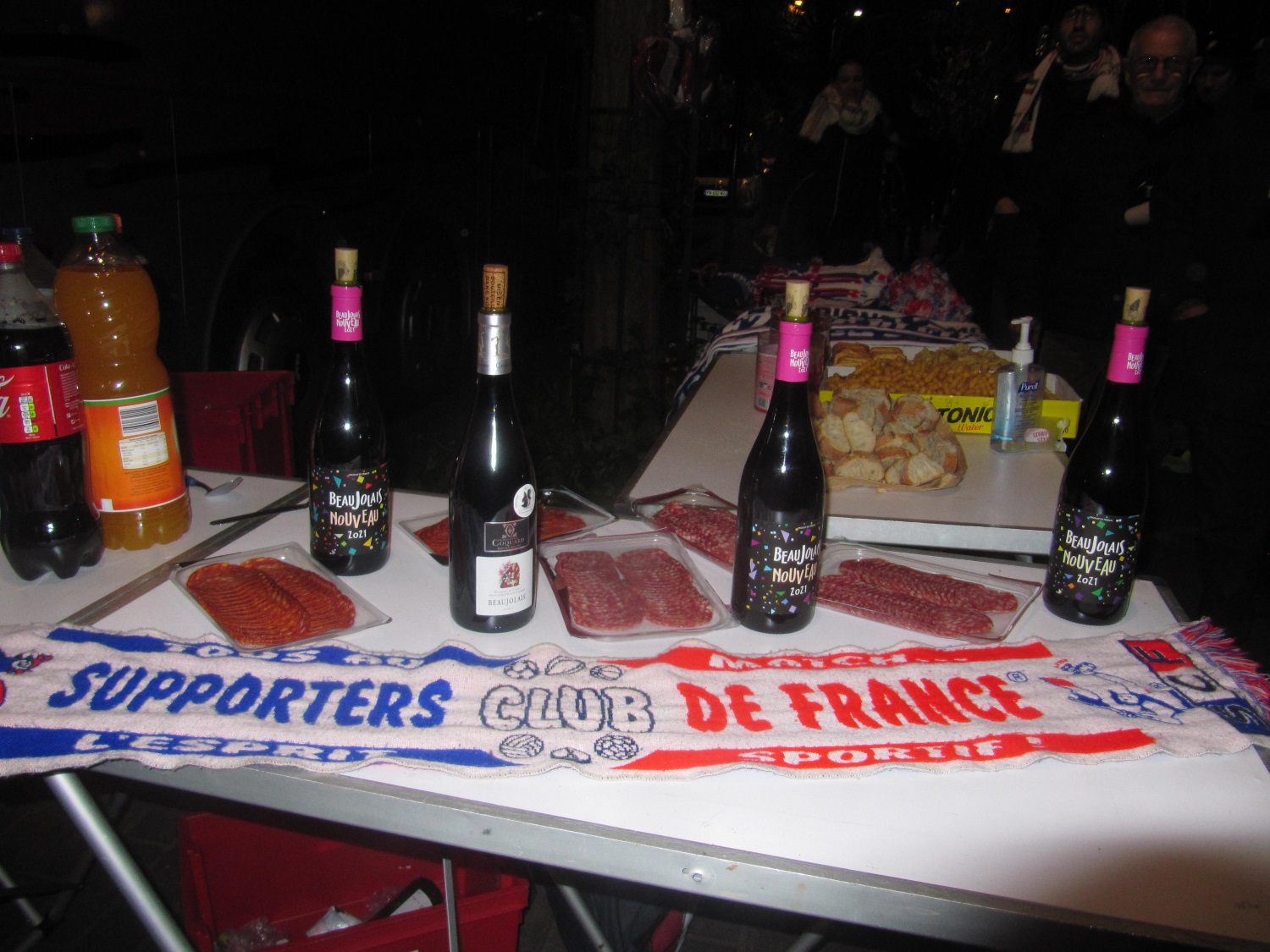 apéro beaujolais nouveau avant le match