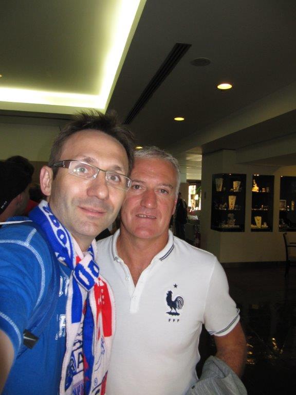 avec Deschamps au Brésil